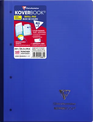 Produktbild von Clairefontaine 5x Koverbook Kursblock A4+ 80 Blatt - Sortiert 4881C