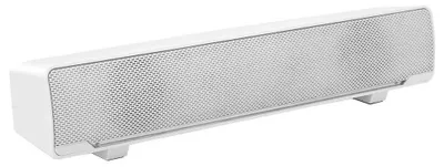 Zdjęcie produktu dla Głośnik USB Soundbar - Stereo dźwięk - Smukły i mocny - Biały - Bass Surround Soundbox - Odpowiedni do PC, laptopa, TV, smartfona
