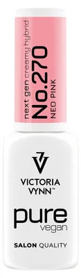 Obrázok produktu pre Victoria Vynn | Pure Creamy Hybrid 270 Neo Pink – 8 ml – krémový lak na nechty – intenzívna pigmentácia
