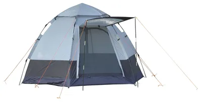 Productafbeelding van Koepeltent voor 2-3 personen - Zwart en Grijs - Waterdicht en UV-bestendig