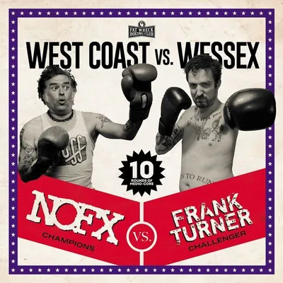 Productafbeelding van NOFX & Frank Turner: Westkust versus Wessex - Edel Music - (LP / Wit)