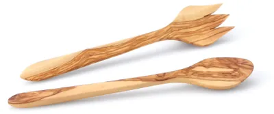Produktbild von CONTINENTA Salatbesteck No, 2, Olivenholz 30,5 cm 4911 4017167491103
