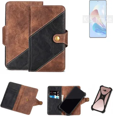 Produktbild von K-S-Trade Handyhülle Schutzhülle Bookstyle Case kompatibel mit nubia Z40S Pro 80W Klapphülle Cover Hülle Schutztasche 1x