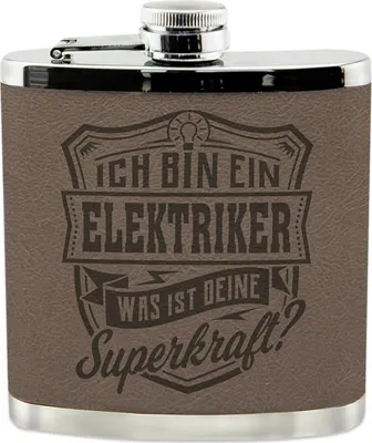 Produktbild von Echter Kerl Flachmann Elektriker