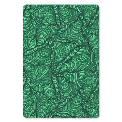 Produktbild von MuchoWow® Mauspad Mousepad Grün - Muster - Sommer 40x60 cm - Mousepads - Maus Mat - Pad - Mausunterlage - Schreibtisch Accesoire