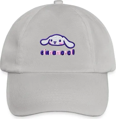 Produktbild von Spreadshirt Cinnamoroll Stick Portrait Baseballkappe, One size, Grau