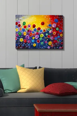Produktbild von Wallity, Kanvas- TCR1391, Bunt, Leinwandbilder, 50 x 70 cm, 100% Leinwand