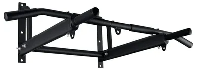Imagen del producto de Barra de dominadas para montaje en pared - Color - Capacidad de carga: 200 kg - Acero aleado - Para adultos