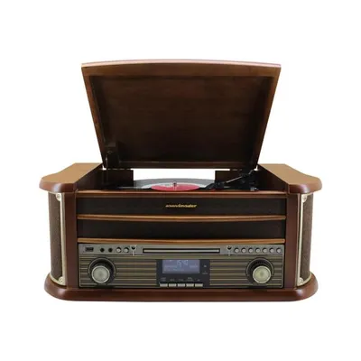 Zdjęcie produktu dla Soundmaster NR545DAB, Brązowy, 45,78 RPM, DAB+, FM, MP3, CD, CD-R, CD-RW, 3,5 mm