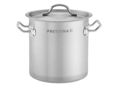 Produktbild von TECHNICA Hoher Topf 6L | 20 cm | Edelstahldeckel | Edelstahl Induktion Kochtopf