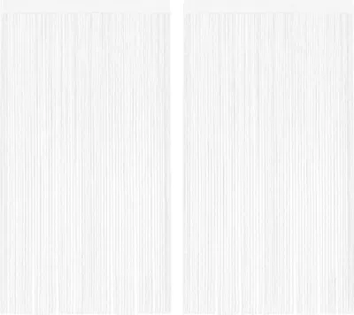 Zdjęcie produktu dla vidaXL Zasłona sznurkowa 2 szt. 100 x 250 cm biała