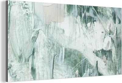Obrázok produktu pre Nástenná dekorácia Kovový kovový obraz Wall Art 80x40cm Záhradná dekorácia - Farba - Abstraktné Muchowow Hliníkové obrazy