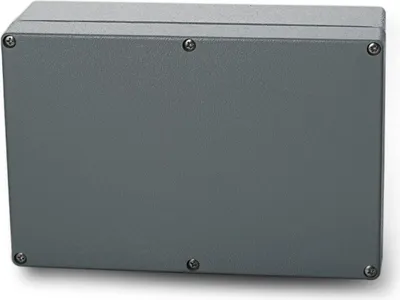 Obrázok produktu pre Hliníkový variant prázdneho krytu - Rozmery: 222 x 145 x 75 mm