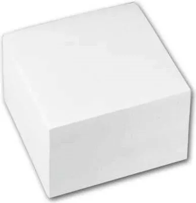 Obrázek produktu pro Lepený špalíček, bílý, 9 x 9 x 5 cm