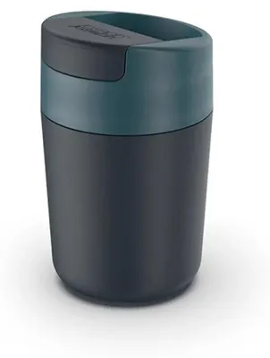 Produktbild von Joseph Joseph Sipp Reisebecher Klappdeckel 340 ml blau