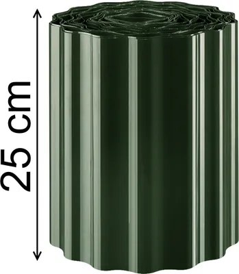 Produktbild von Rasenkante Beeteinfassung Beetumrandungen Grün Welle Rasengrenze Beetgrenze