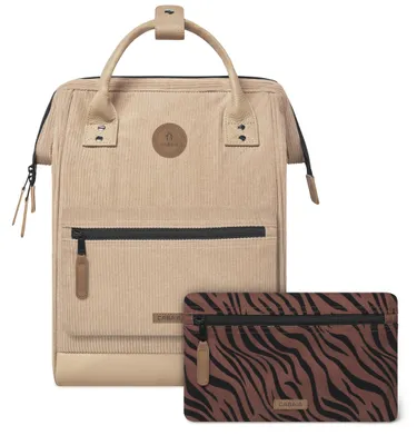 Immagine prodotto di CABAIA zaino per il tempo libero zaino con scomparto per laptop Adventurer Recycled Velvet Backpack 18L Luxor marrone chiaro