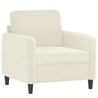 Produktbild von vidaXL Sessel Creme 60 cm Samt