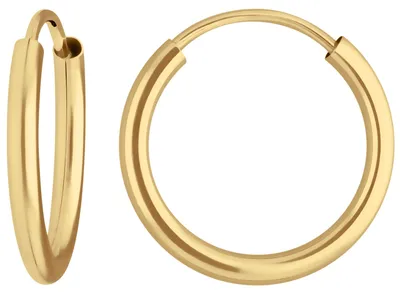 Paar-Ohrringe-Creolen-rund-schlicht-aus-333-Gelbgold-16x2mm