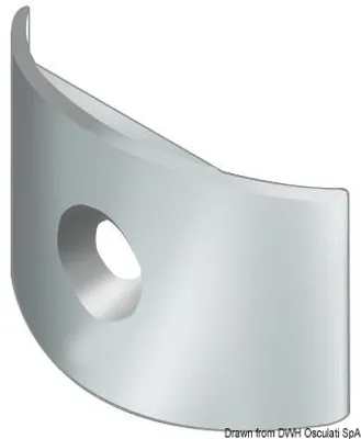 Immagine prodotto di SPHAERA 35 VSagomatura profilo in acciaio SlimUnderlay bianco , 1 pezzo