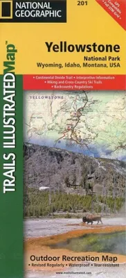 Obrázok produktu pre Yellowstone National Park Map