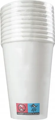 Produktbild von Pappbecher 200 ml weiß 10 Stück Arpex