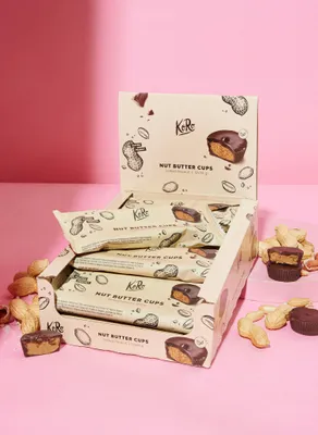 Produktbild von KoRo I Nut Butter Cups Salted Peanut 12 x 3 x 13 g