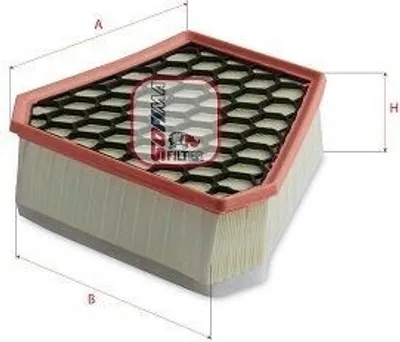 Produktbild von Luftfilter SOFIMA S 3A19 A für FIAT Ducato Kastenwagen (250, 290) Filtereinsatz