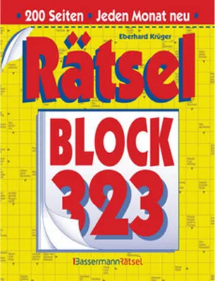 Obrázek produktu pro Rätselblock 323 (5 Exemplare à 2,99 EUR)