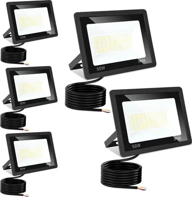 Immagine prodotto di Hengda LED proiettore LED faretto LED da costruzione 5X 50W 3 colori 3000/4000/6500K Proiettore con IP66 impermeabile