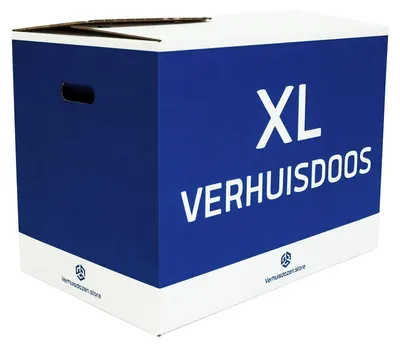 Immagine prodotto di Omgoods - Scatole per traslochi XL professionali - 10 pezzi - 96 litri - Cartone a doppia onda - Auto-chiudenti - Extra resistenti - 2 maniglie - Scatola per traslochi