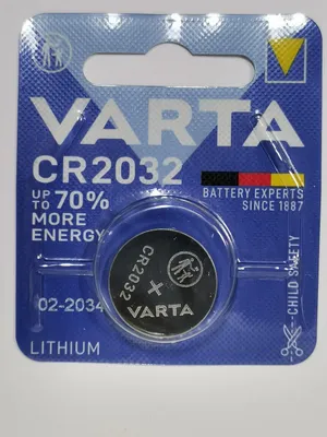 Produktbild von VARTA - 1 Lithium-Knopfzelle - CR2032