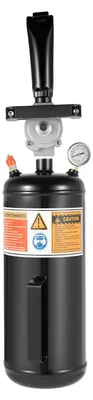 Immagine prodotto di Pompa per gonfiaggio pneumatici, capacità 8 litri, valvola di sicurezza, colore nero