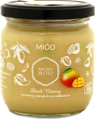 Produktbild von IMKERSHOP Mango mit Honig 0,5 Kg Honig Imkerei Bienenhaltung