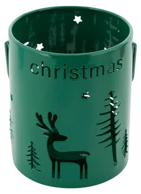 Produktbild von Weihnachtslaterne aus durchbrochenem metall - Atmosphera créateur d'intérieur