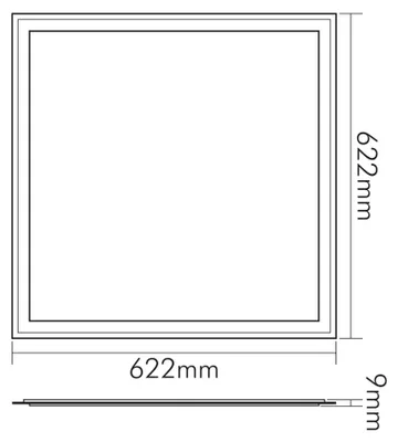 Zdjęcie produktu dla Panel LED nobilé Q2S, UGR19, 3000K