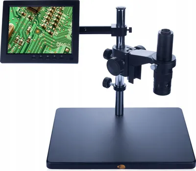 Immagine prodotto di Rosfix Schermo da 10,1” per Microscopi – Risoluzione 1024x600 | BNC, AV, VGA, HDMI, USB | Microscopi Stereo e Digitali