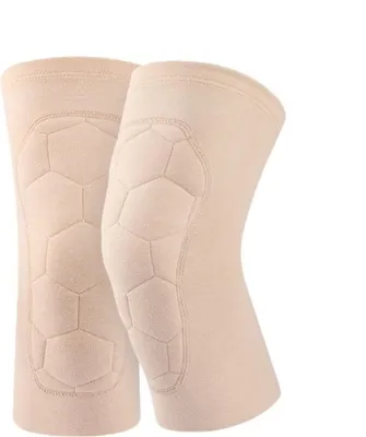 Immagine prodotto di INF Scaldaginocchia Termici in Lana Seta Poliacrilico - Protezione Articolare (Paio) Beige M
