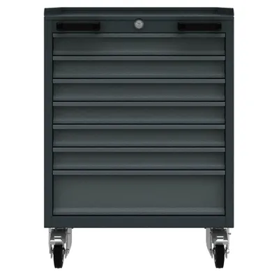 Produktbild von Mobiler Werkzeugwagen 7 Schubladen 50x58x81cm Werkstattwagen Schranksystem