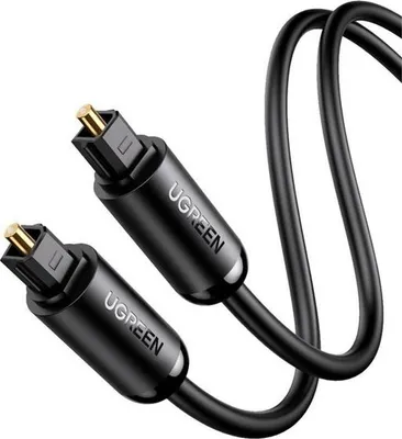 Produktbild von Ugreen Av122 70893 Optisches Audio Toslink / Spdif Kabel 3M - Schwarz