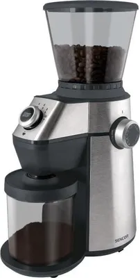 Image de Moulin à Café Électrique Sencor SCG 6050SS, Meules Acier, 15 Réglages Mouture, 350g, 150W, Inox