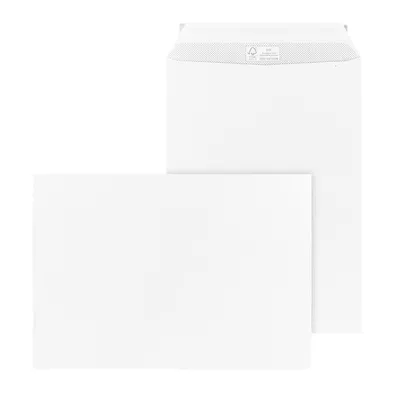 Produktbild von mayer-network 30006894 A11070FSC Versandtasche - C5, weiß, ohne Fenster, haftklebend, 100 g/qm, 500 Stück