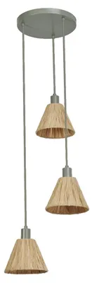 Produktbild von Pendelleuchte E27 B: 43 cm H: max. 125 cm 3-flammig Modern Hängeleuchte