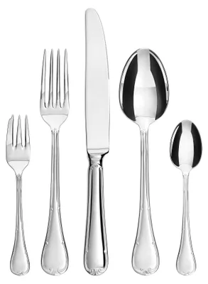Produktbild von GRÄWE Besteck-Set Bayreuth, 10-teilig, 2 Personen, silber, Edelstahl, poliert