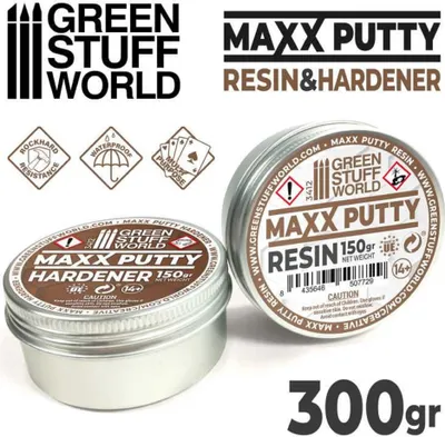 Produktbild von Green Stuff World - Maxx Putty, 2-teiliges Epoxidkit