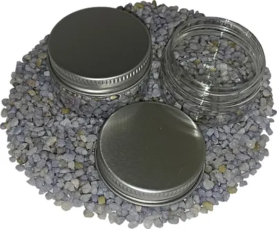 Produktbild von 30 x Designer Glasoptik Tiegel Fluppy 30ml Geldosen Aluminium Schraubdeckel Vorratsbehälter