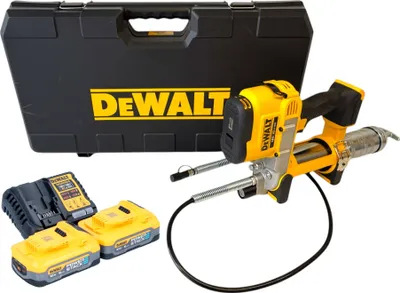 Produktbild von DeWalt DCGG 571 H2K Akku Fettpresse 18 V + 2x Powerstack Akku 5,0 Ah + Ladegerät