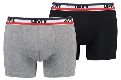 Produktbild von Levi's Herren Boxer Underwear, Grey, L