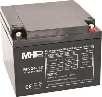 Obrázok produktu pre MHPower MS24-12 AGM 12 V 24 Ah T1 (M6)