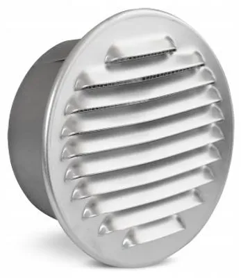 Produktbild von Alnor UELA-AL Rundes Lüftungsgitter Aluminium 100 mm